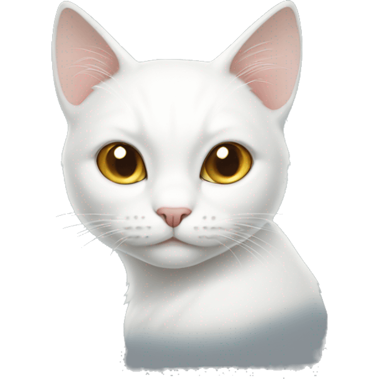 white cat  emoji