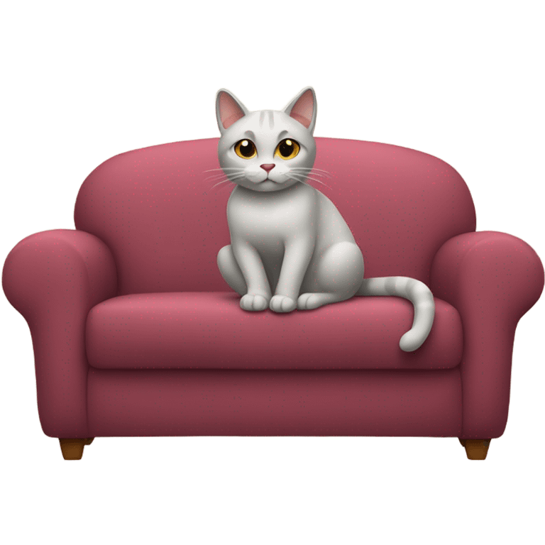 Cat sitting on couch  emoji