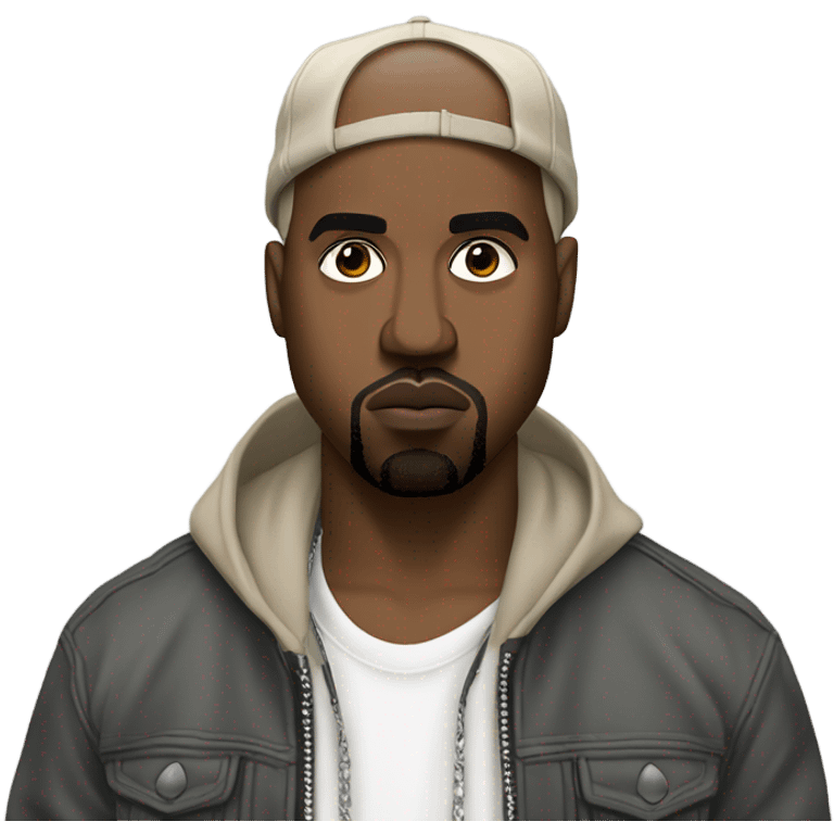 Rapper kanye west emoji