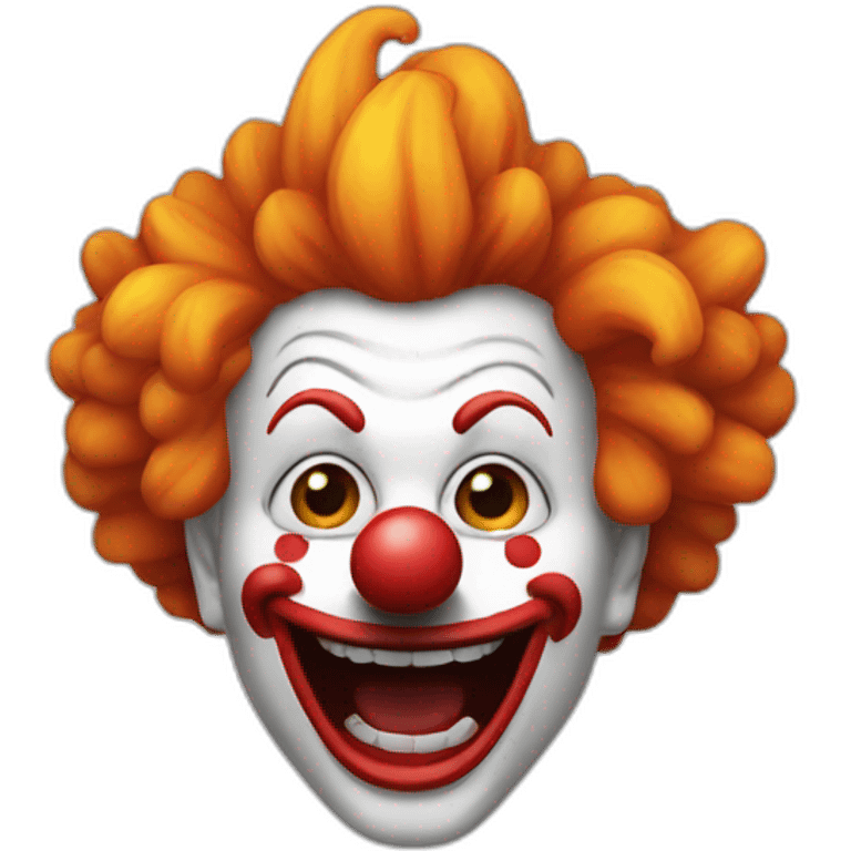 Clown qui fait peur emoji