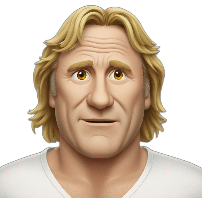 Depardieu surf emoji