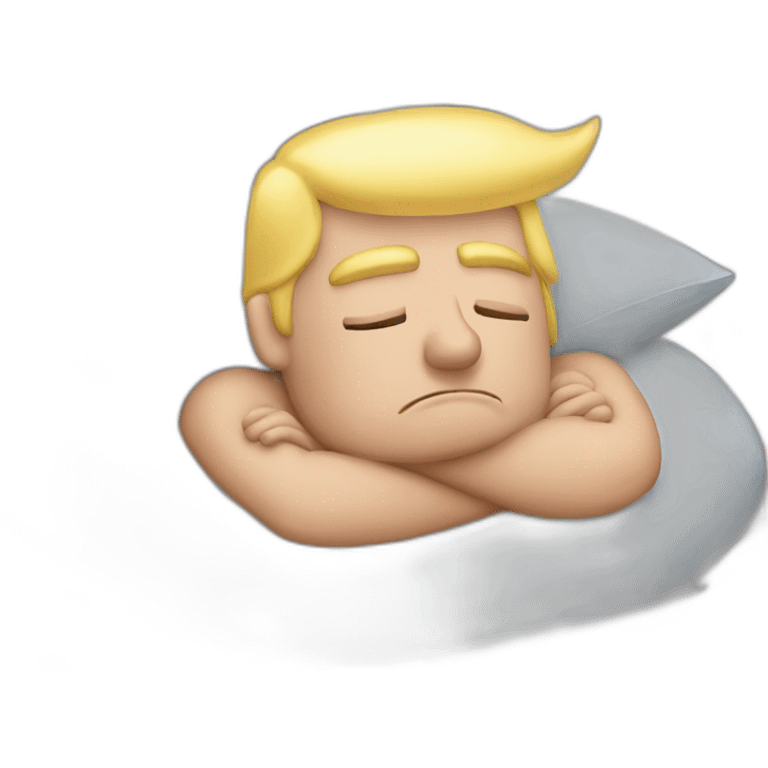 Trump dormir  emoji