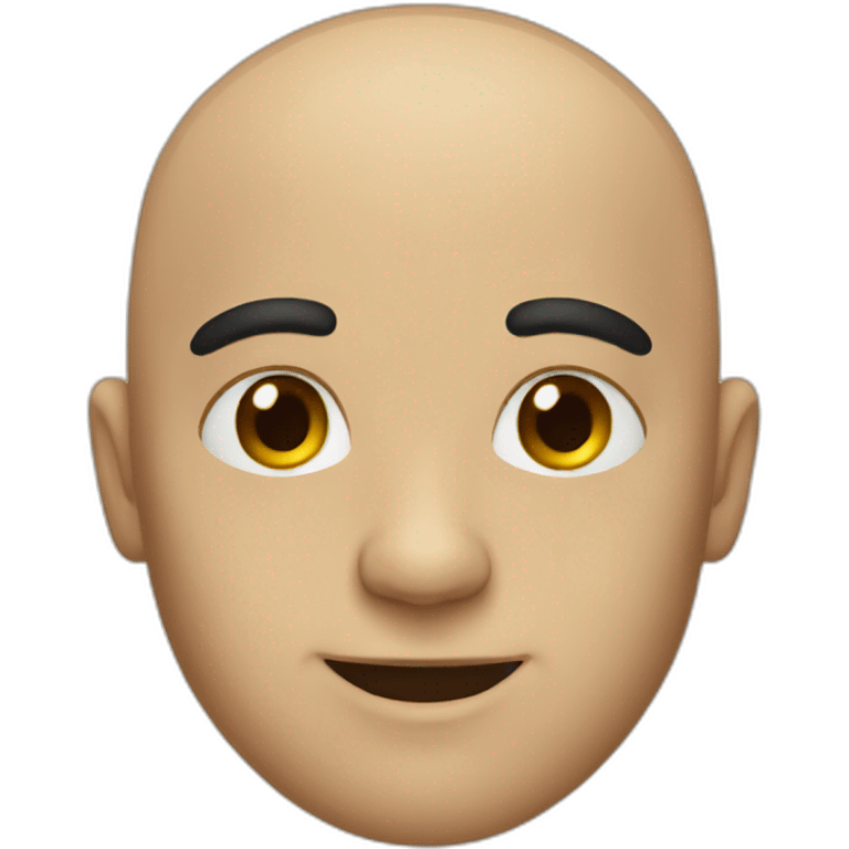 bald head emoji