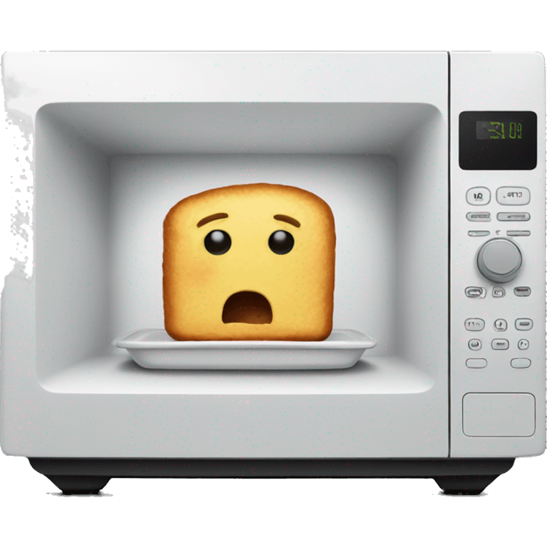 Leftovers in microwave  emoji