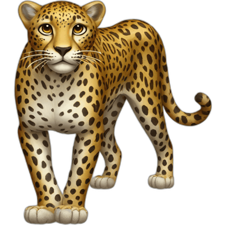 Leopard Full Body emoji