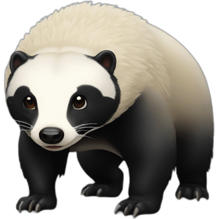 Fat honey badger emoji