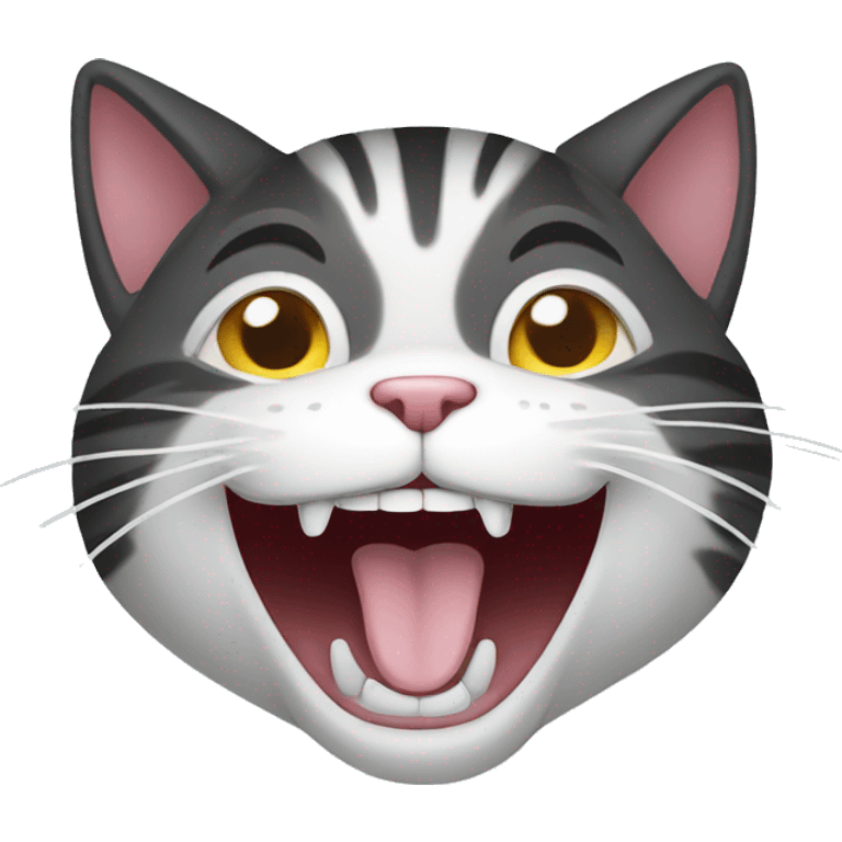 Laughing cat  emoji