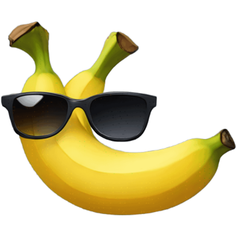 banana with sunglases emoji