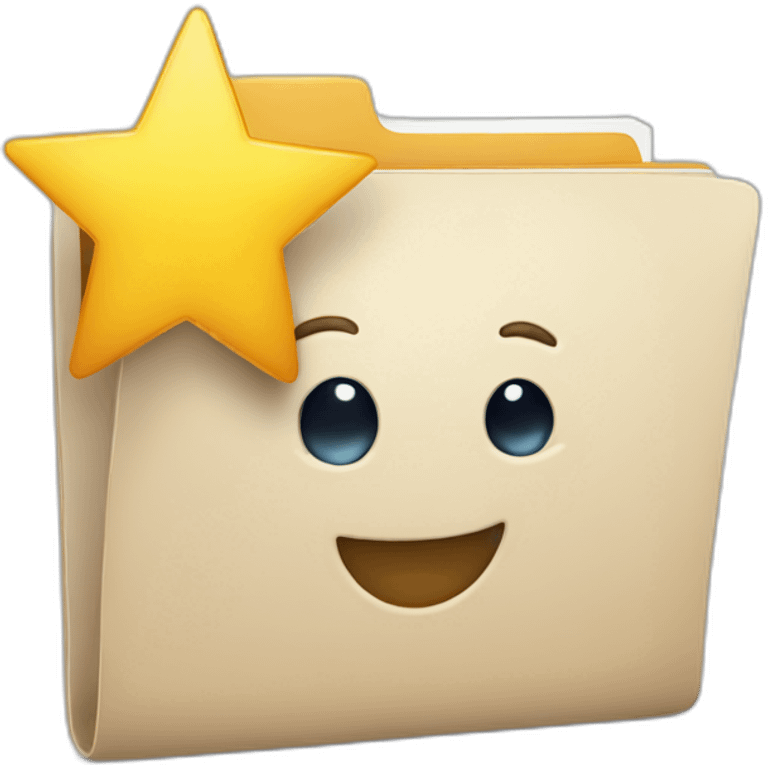 star and folder emoji