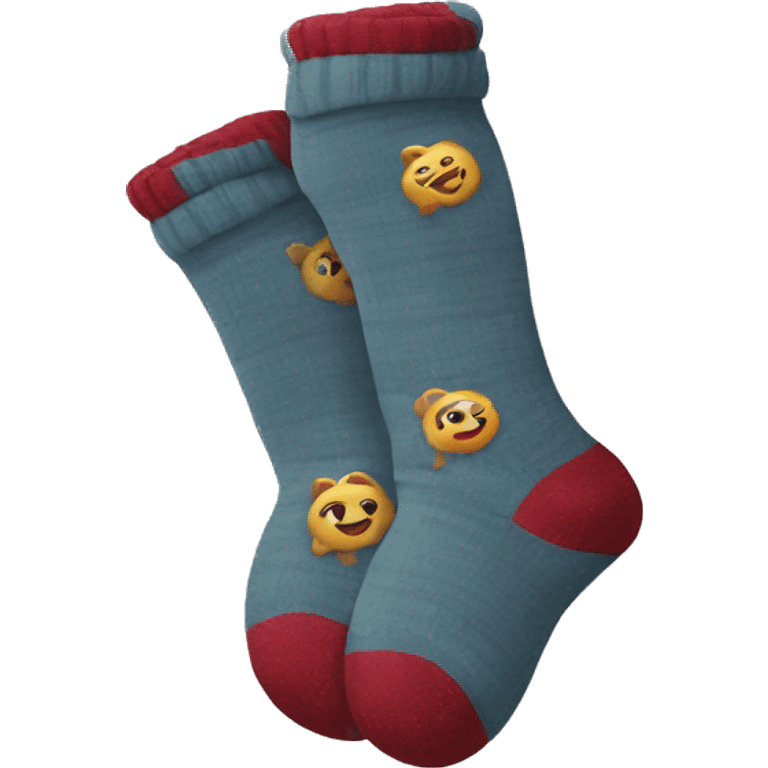 Cozy socks  emoji