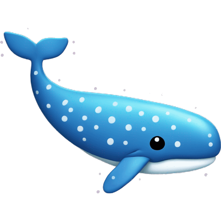 whale with dots emoji