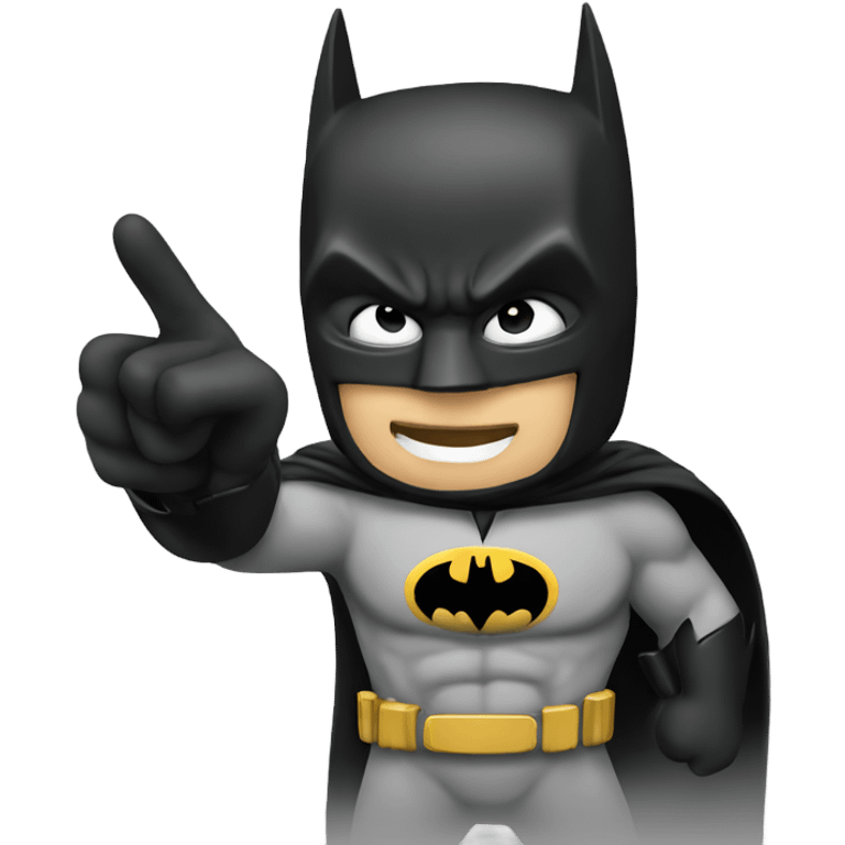 batman pointing left emoji