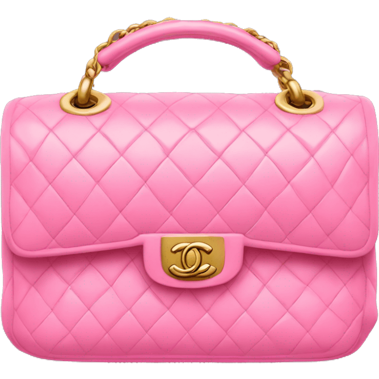 pink Chanel purse emoji