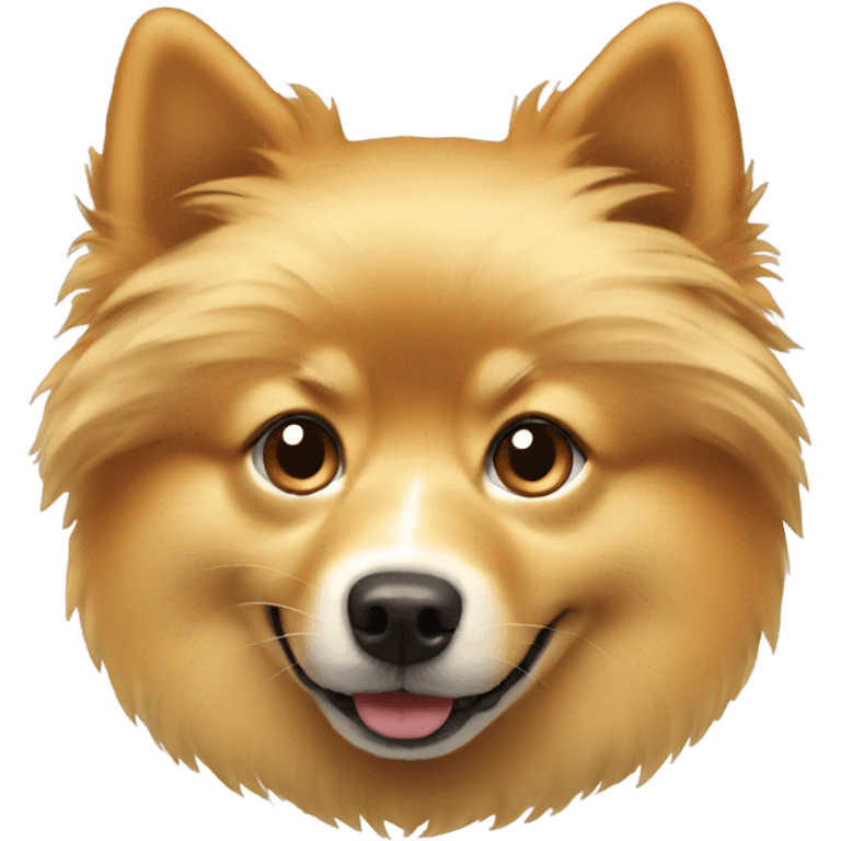 golden spitz dog emoji