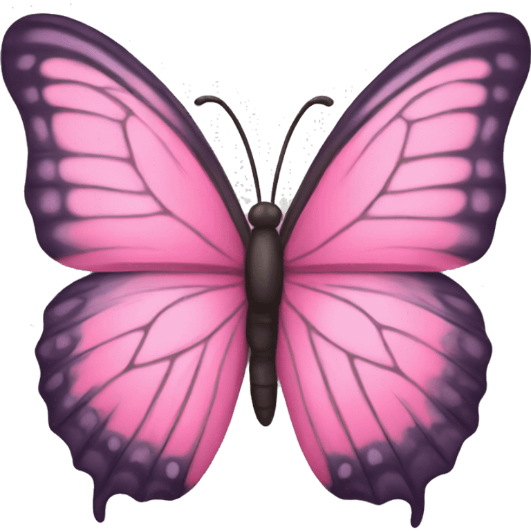 pink butterfly emoji