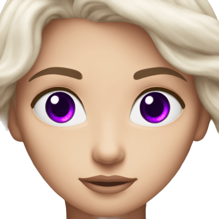 daenerys targaryen with violet eyes  emoji