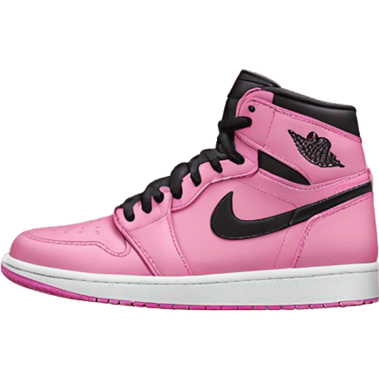 Pink Jordan 1 emoji