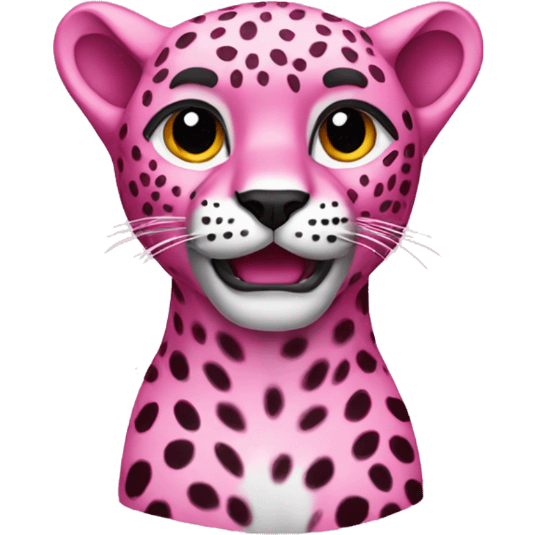 Pink cheetah  emoji