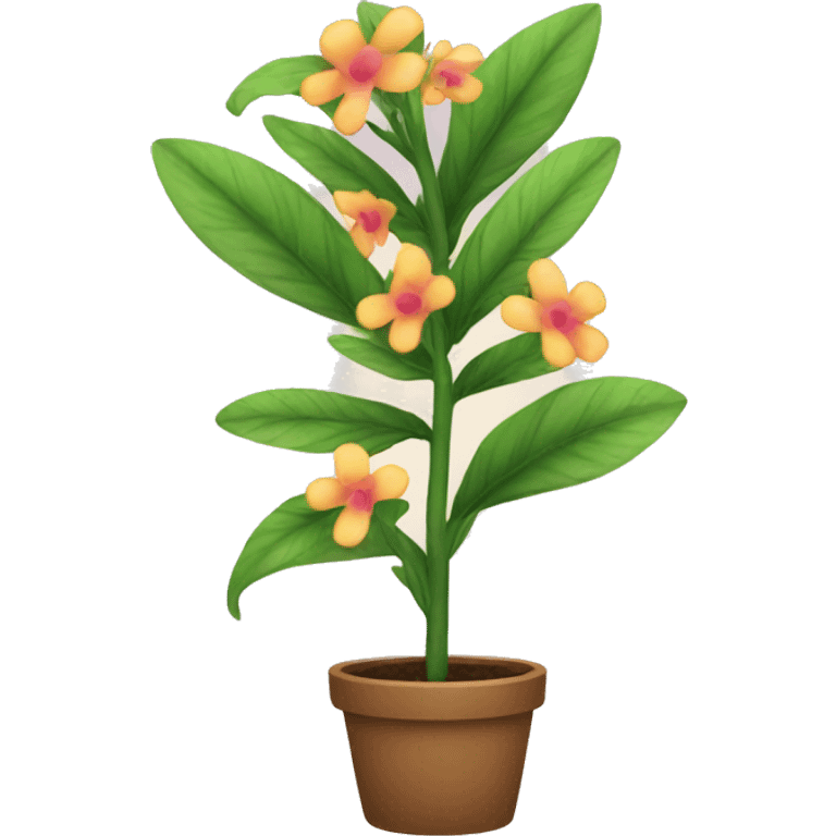 A plant with flowers emoji