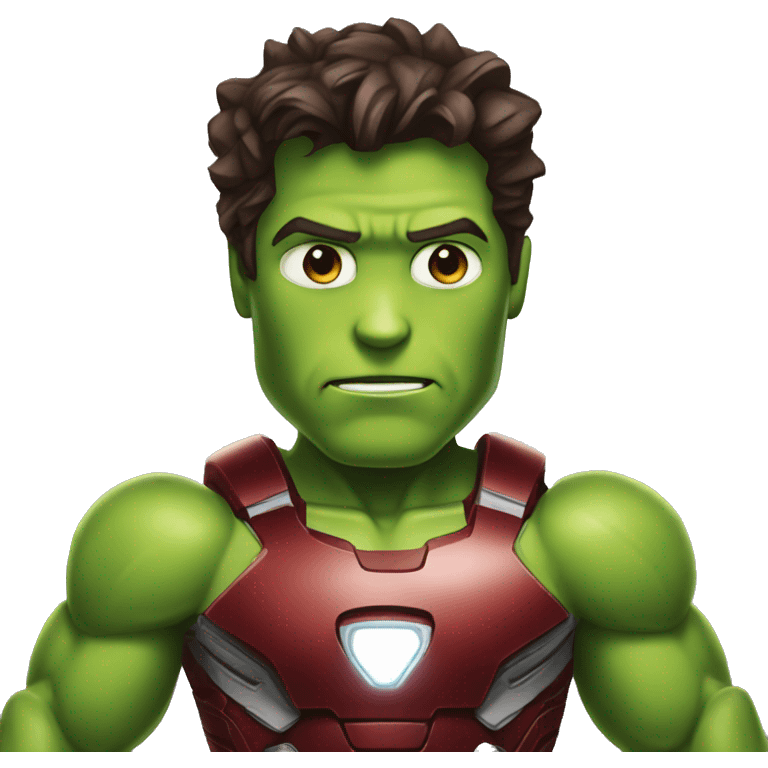 ironman in hulk mode emoji