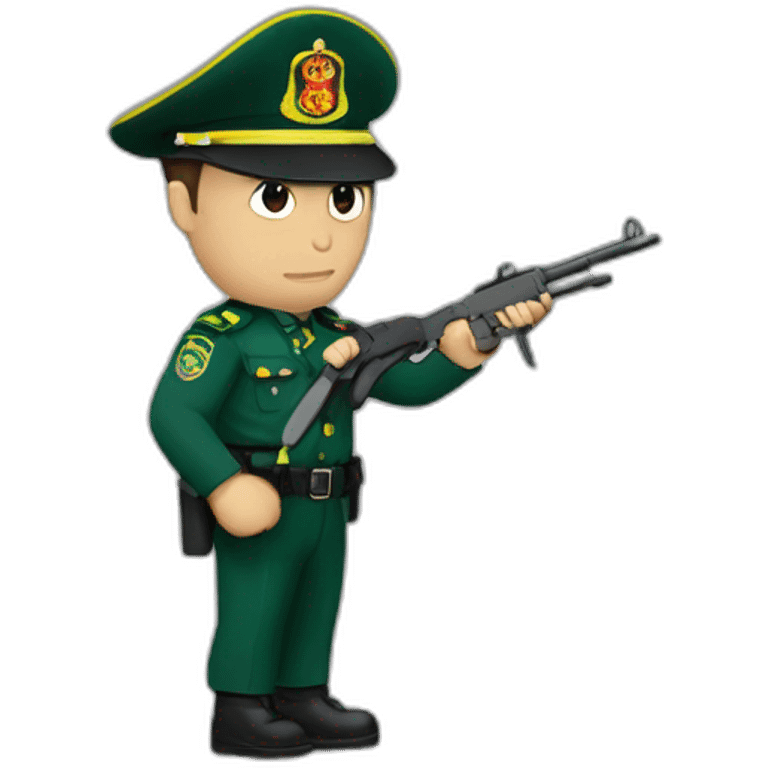 guardia civil enfadado 😡 emoji