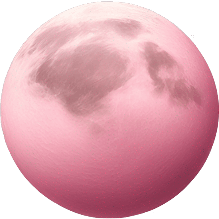 Lighter pink full moon emoji