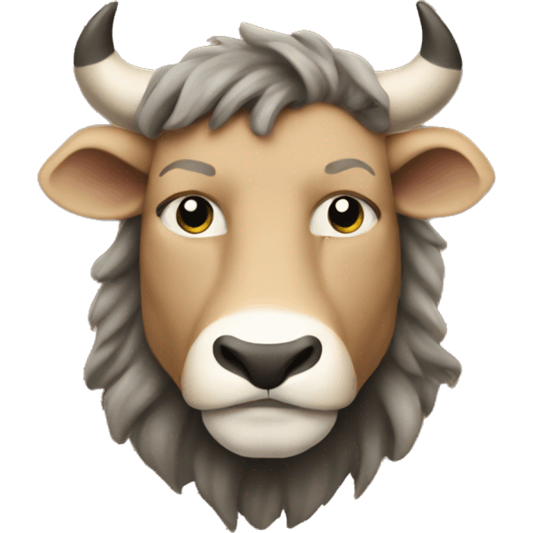 Half taurus half leo emoji