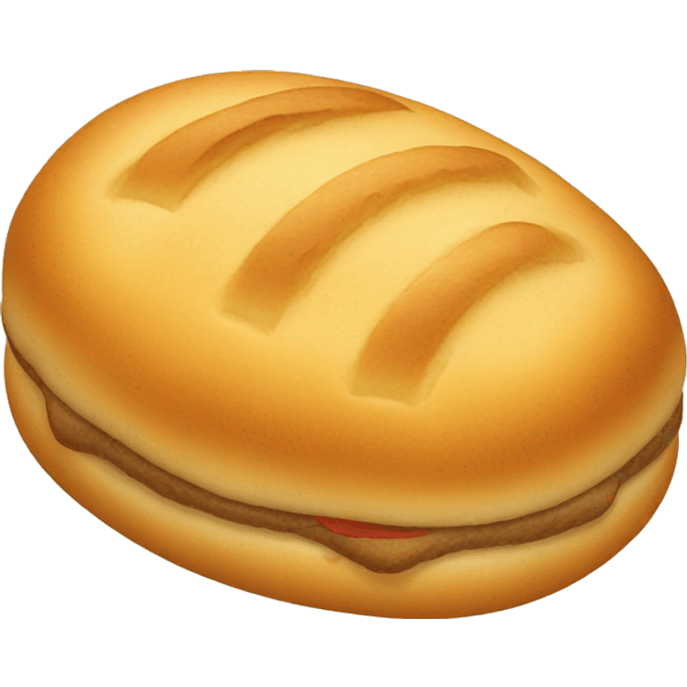 1 sesambrötchen isometric emoji