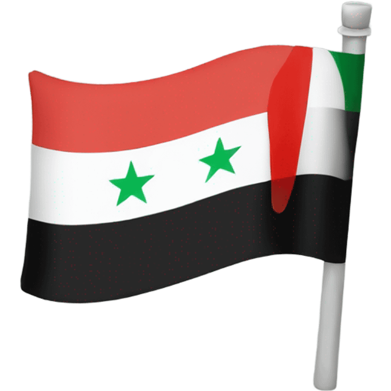 Syrian new flag emoji