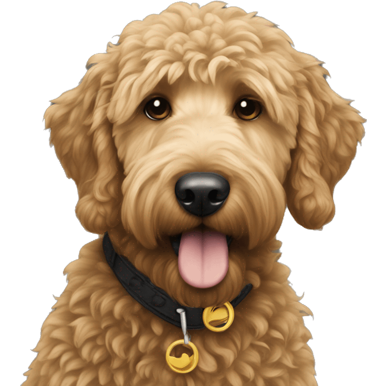 golden doodle black emoji