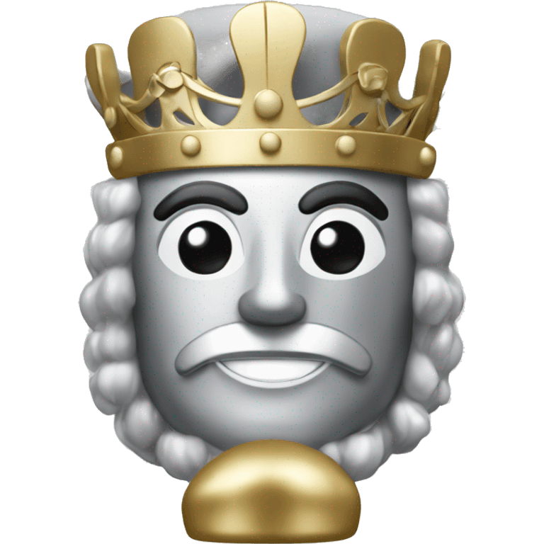 silver and gold nutcracker emoji