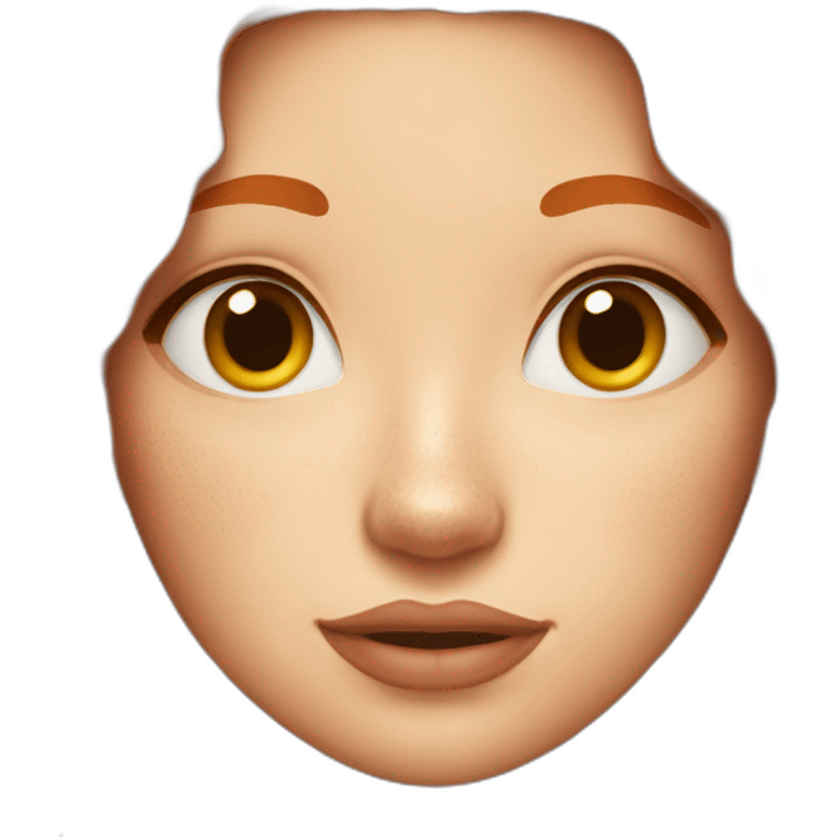 redhead woman has light skin with freckles sending a kiss emoji