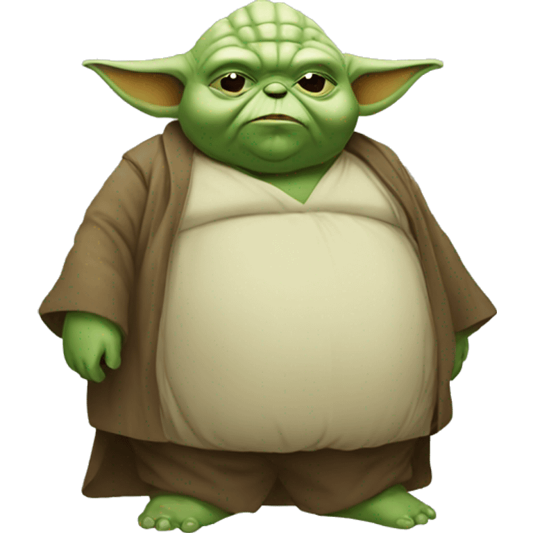 Fat yoda emoji