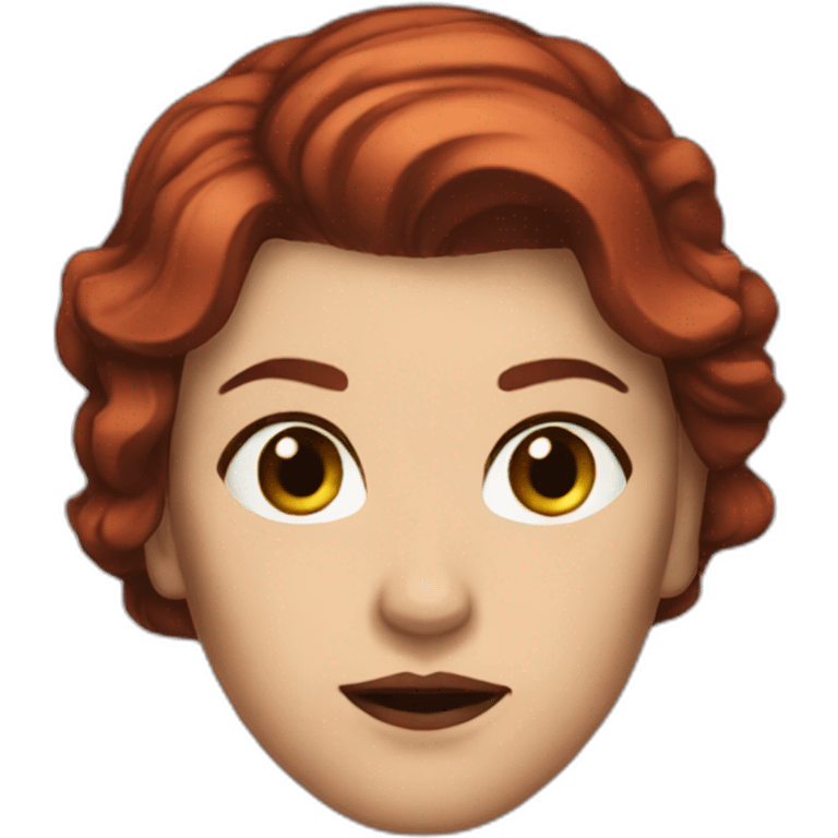 head Black Widow marvel emoji