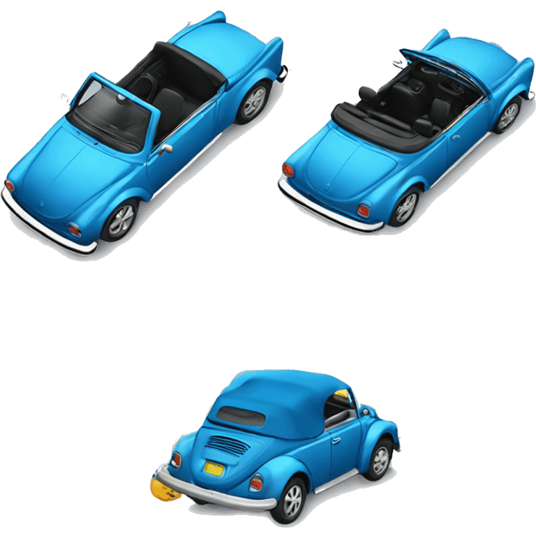 Volkswagen-Newbeelte-convertible-blue emoji