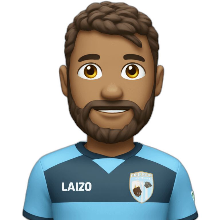 poo with lazio shirt emoji