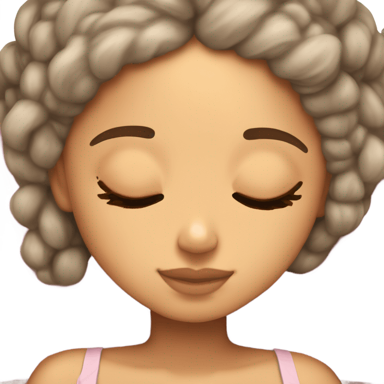 Ariana Grande sleeping emoji