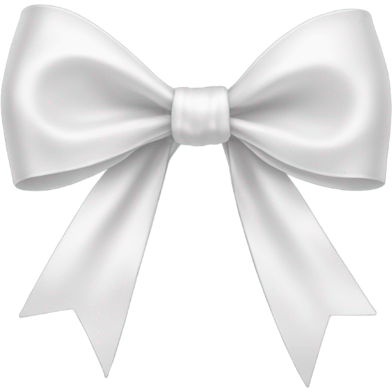 white bow emoji