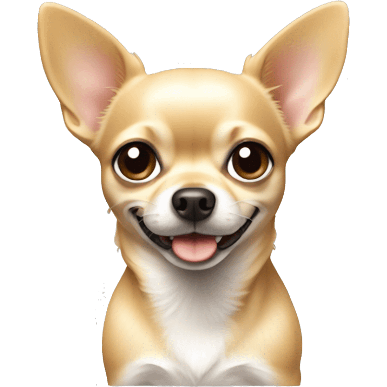 Light colored chihuahua emoji