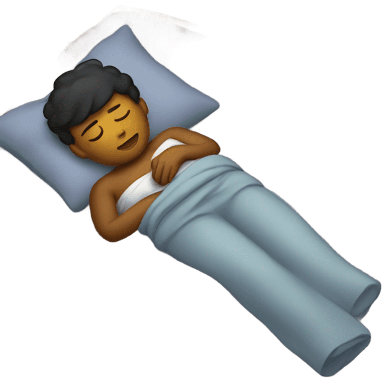 Sleeping in bed emoji