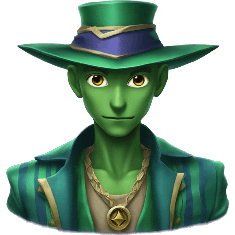 Yugioh dark magician green skin emoji