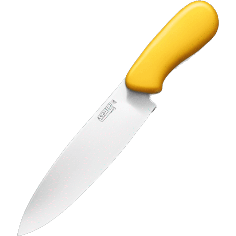 a knife made from mustard emoji