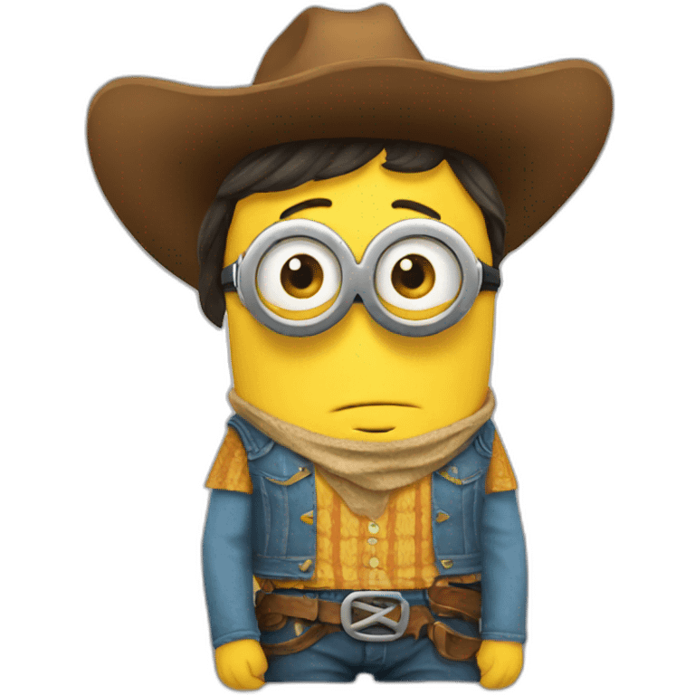 Minion vaquero emoji