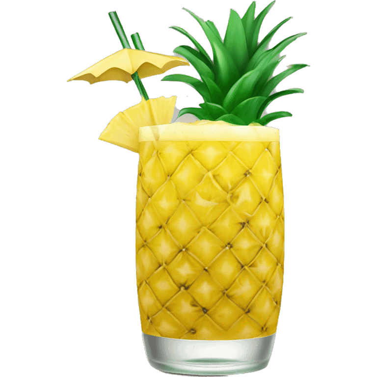 Pineapple cocktail  emoji