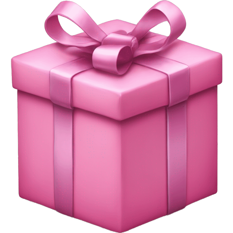 Pink Christmas present  emoji