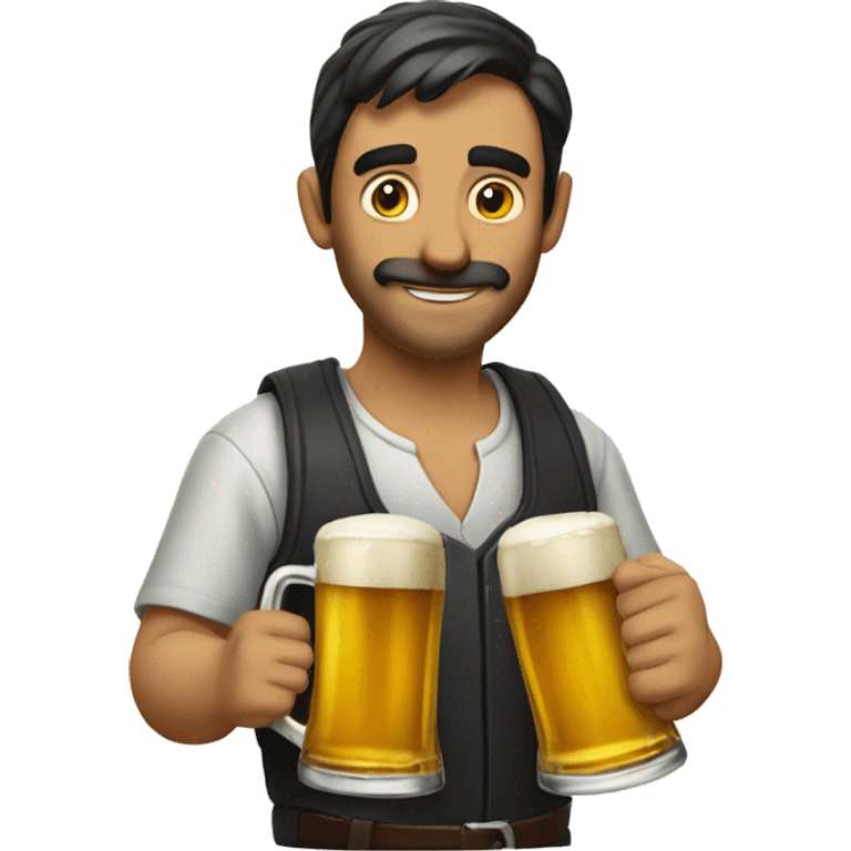 TOMANDO CERVEZA emoji