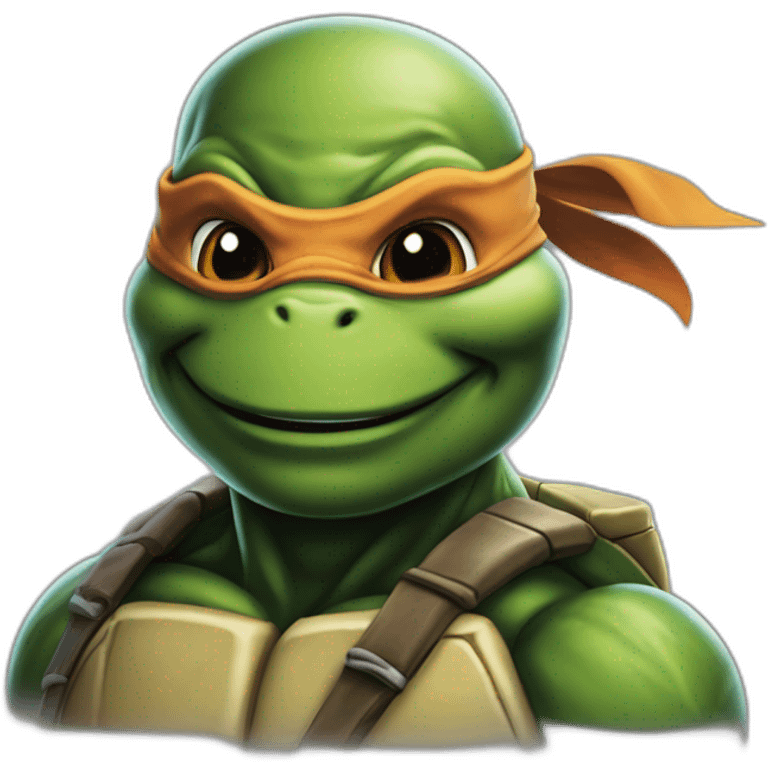 ninja turtle hyper realistic emoji