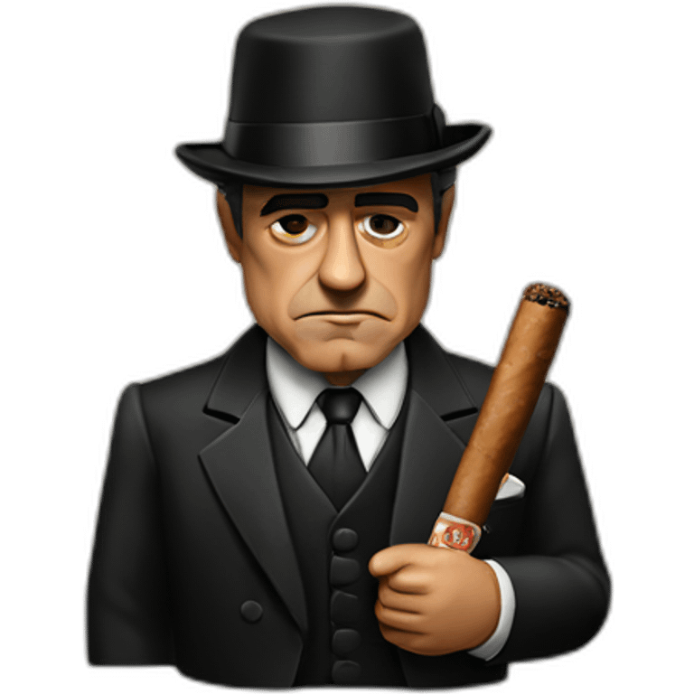 the godfather with cigar emoji