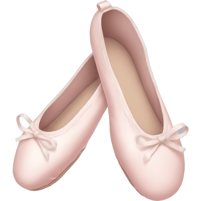 Pale pink ballet shoes emoji