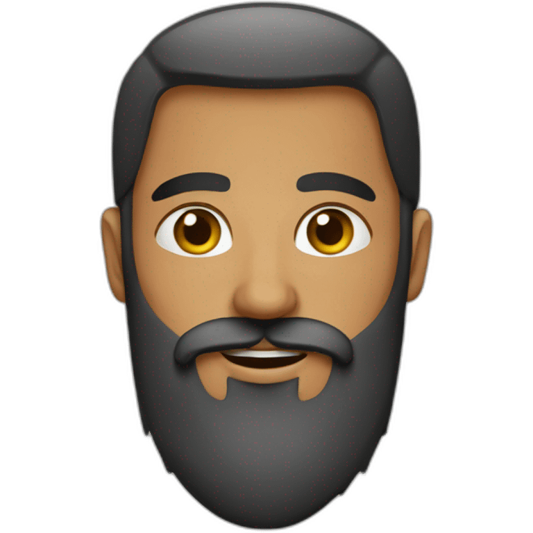 arabe avec une grosse barbe emoji